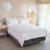 White 300TC Dobby Stripe Pure Cotton Single Bed Set