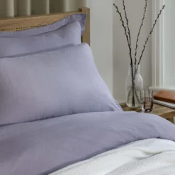 Lavender French Linen Superking 40cm Fitted Sheet 17 Lavender French Linen Superking 40cm Fitted Sheet -Bedding Sales Store additional1 270 3 5 scaled