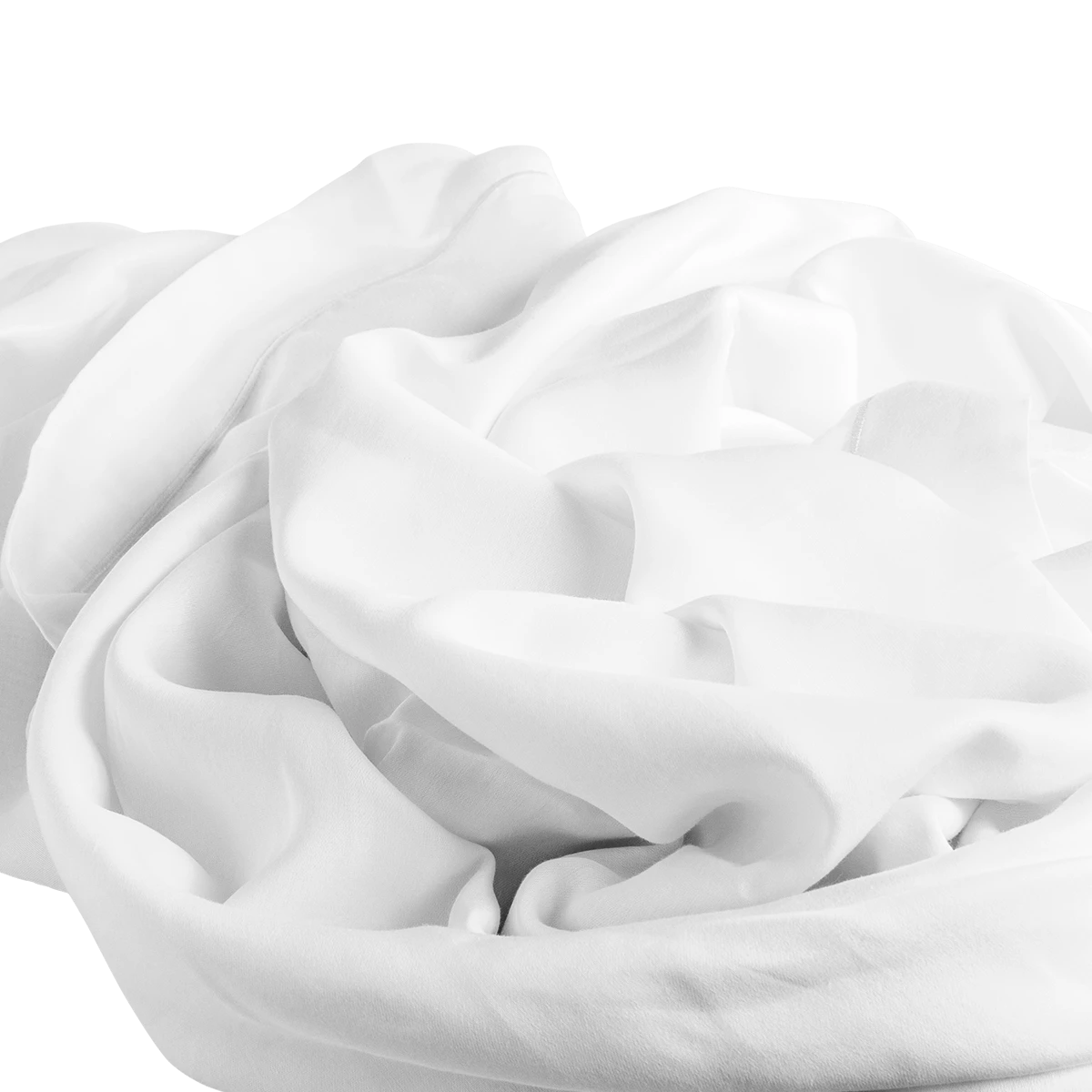 White 300TC Easycare Cotton With Tencel King Size Duvet Cover 6 White 300TC Easycare Cotton With Tencel King Size Duvet Cover - Image 6