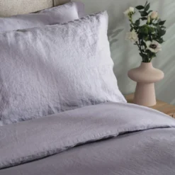 Lavender French Linen Superking Duvet Cover -Bedding Sales Store additional1 76 2 4