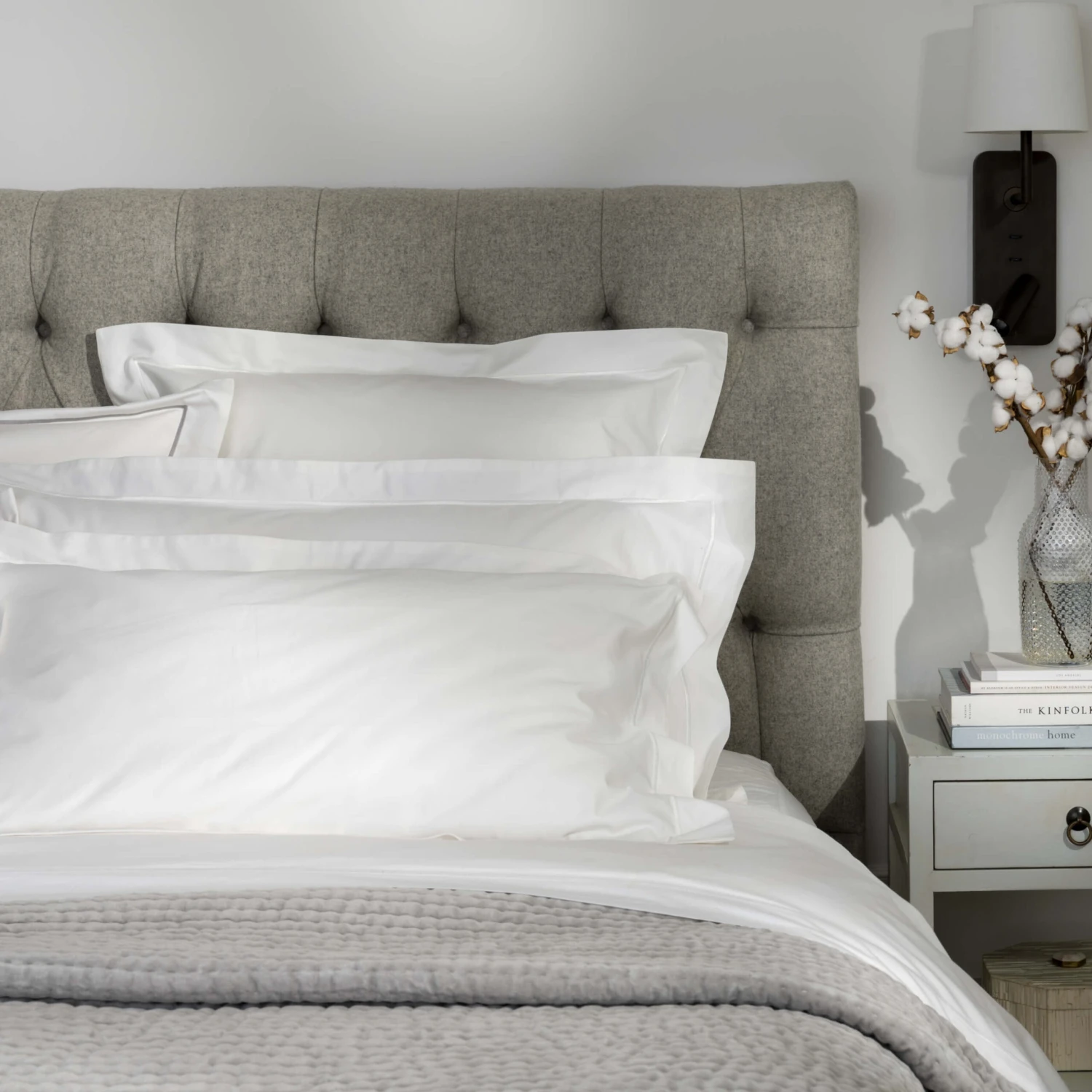 White 600TC Egyptian Cotton Emperor Duvet Cover 3 White 600TC Egyptian Cotton Emperor Duvet Cover - Image 3