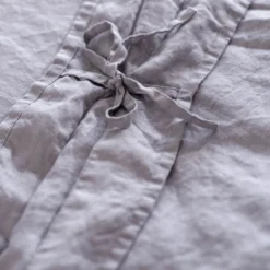 Lavender French Linen King Size 40cm Fitted Sheet