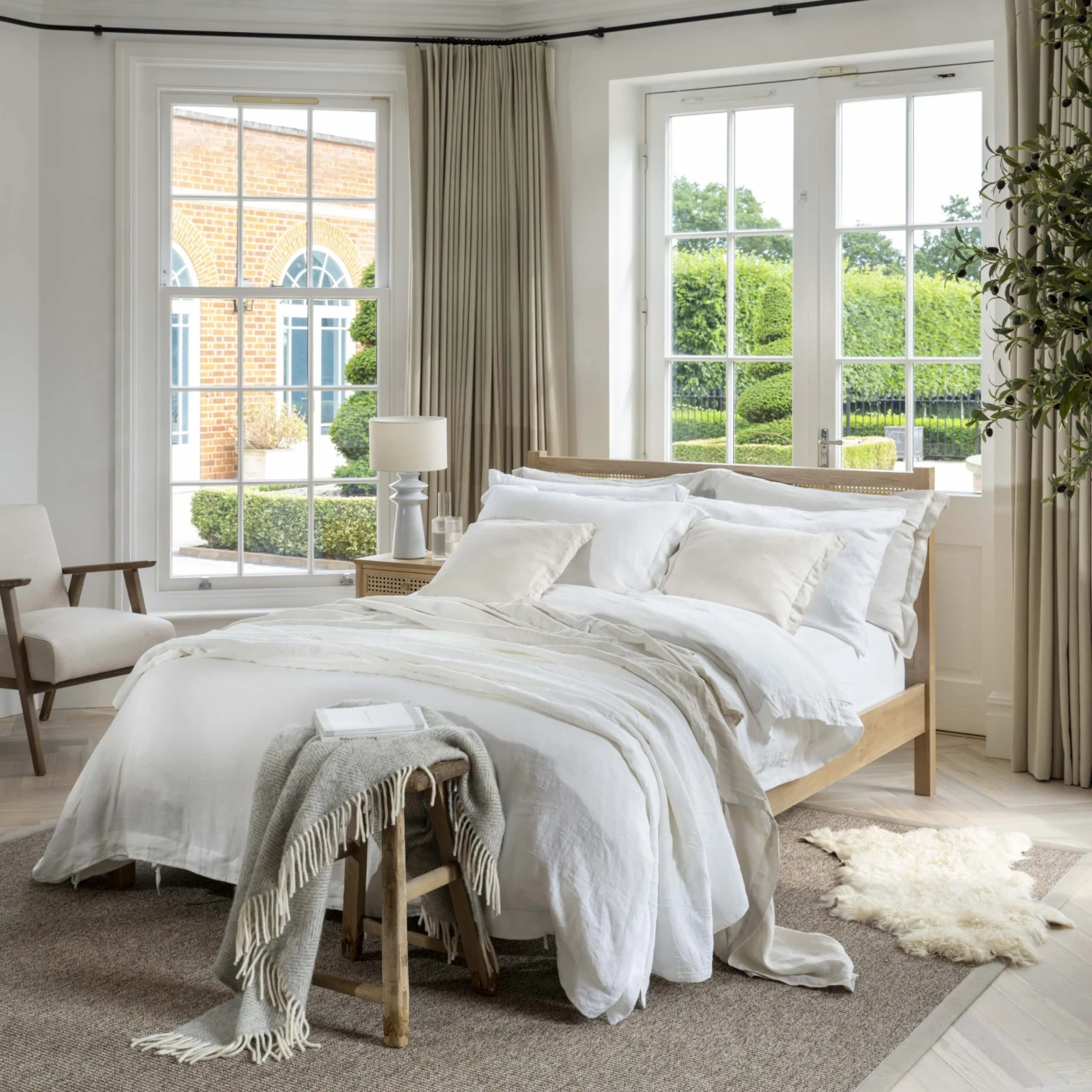 White French Linen Single Flat Sheet 11 White French Linen Single Flat Sheet - Image 11