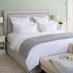 White 800 Thread Count Egyptian Cotton Double 40cm Fitted Sheet -Bedding Sales Store additional4 14 11 scaled