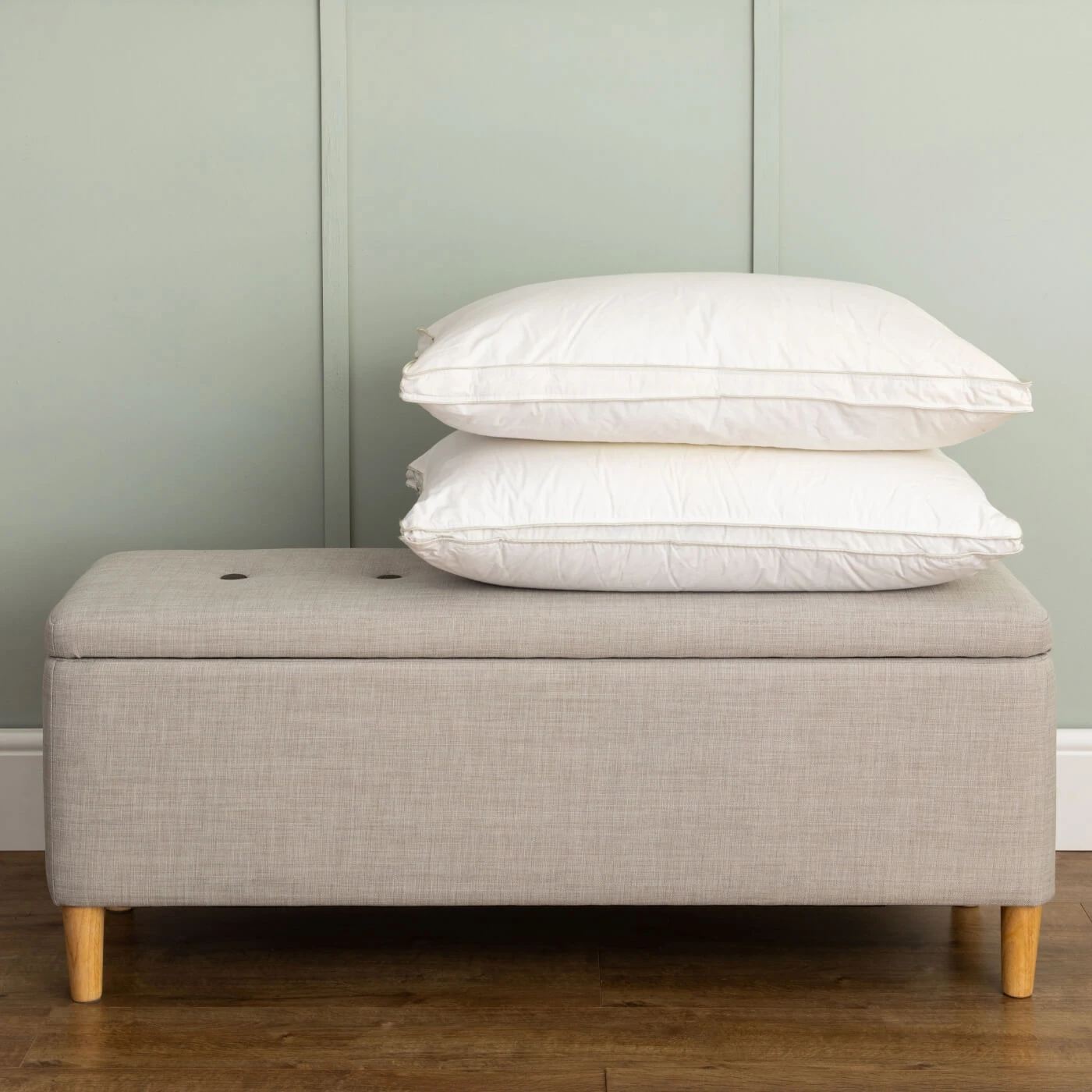 Hungarian Goose Down Standard Pillow - Medium/Firm 4 Hungarian Goose Down Standard Pillow - Medium/Firm - Image 4