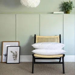 Duck Feather & Down Standard Pillow Pair - Soft 16 Duck Feather & Down Standard Pillow Pair - Soft -Bedding Sales Store additional4 8