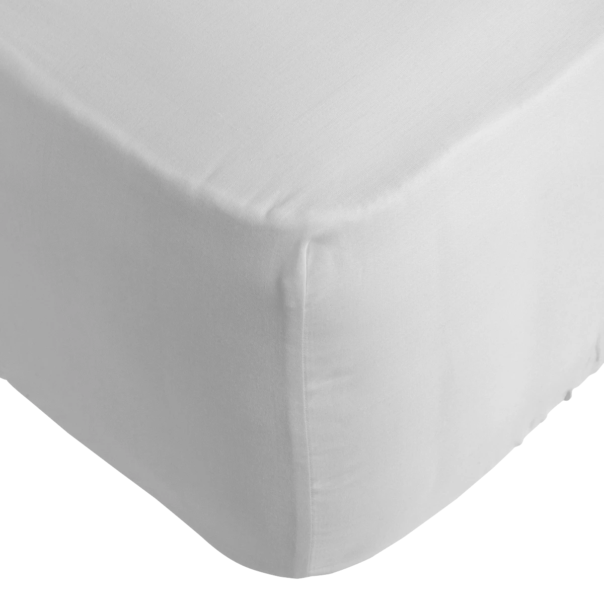 White 300TC Easycare Cotton With Tencel King Size 40cm Fitted Sheet 3 White 300TC Easycare Cotton With Tencel King Size 40cm Fitted Sheet - Image 3