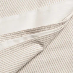 White/Natural Seersucker Stripe Double Duvet Cover 16 White/Natural Seersucker Stripe Double Duvet Cover -Bedding Sales Store additional8 6
