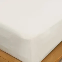 Chalk Pure Hemp Double 30cm Fitted Sheet