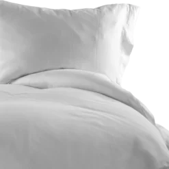 White 300TC Easycare Cotton With Tencel Superking Duvet Cover -Bedding Sales Store additional 92 6