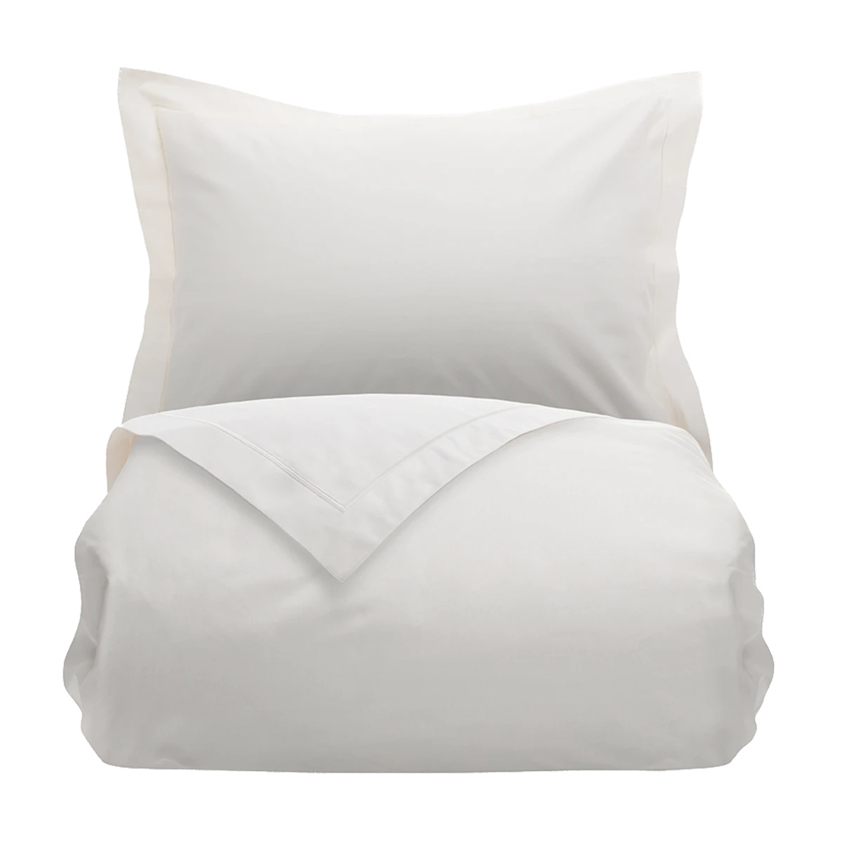 Ivory 600TC Egyptian Cotton Double Flat Sheet 2 Ivory 600TC Egyptian Cotton Double Flat Sheet - Image 2