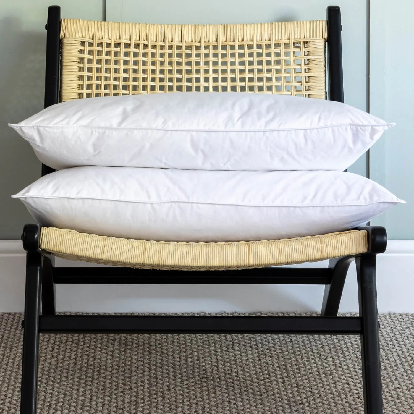 Duck Feather & Down Standard Pillow Pair - Soft 5 Duck Feather & Down Standard Pillow Pair - Soft - Image 5