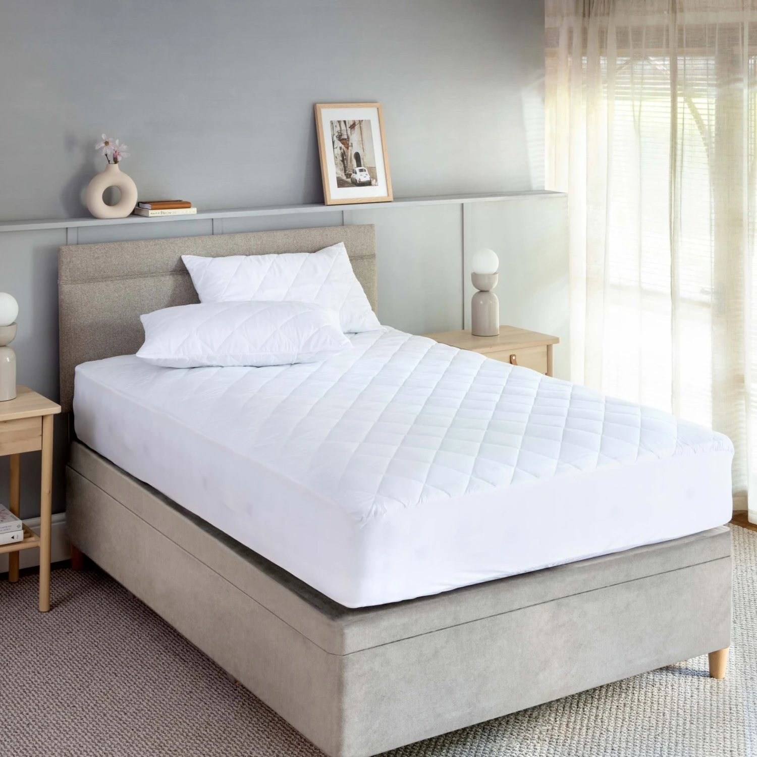 Soft Touch King Size Mattress Protector Pair 1 Soft Touch King Size Mattress Protector Pair