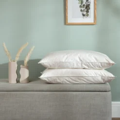 Goose Feather & Down Standard Pillow Pair - Medium 7 Goose Feather & Down Standard Pillow Pair - Medium -Bedding Sales Store base 57 1 scaled