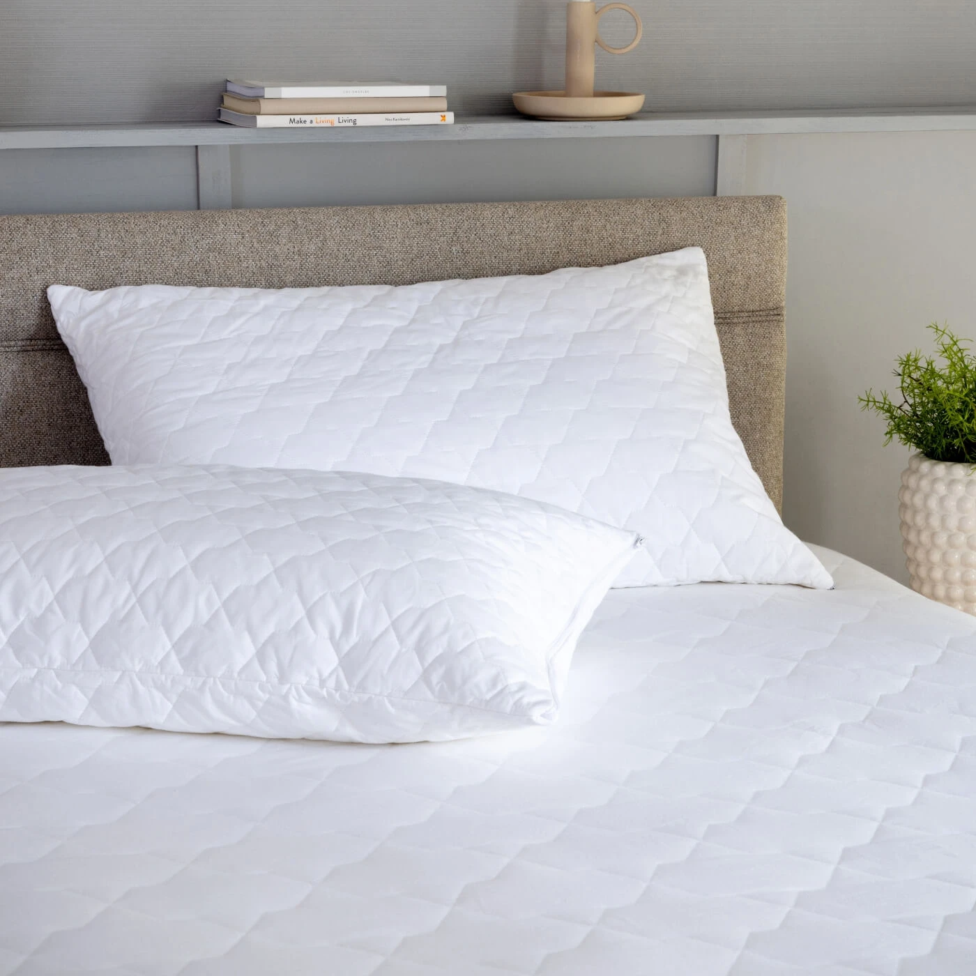 Quilted Cotton Superking Deep Mattress Protector 5 Quilted Cotton Superking Deep Mattress Protector - Image 5