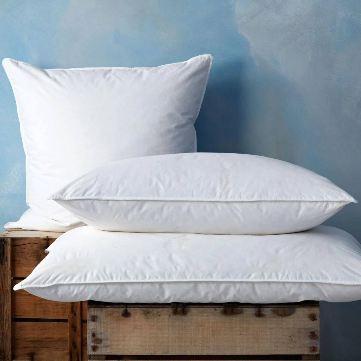 Duck Feather & Down Standard Pillow Pair - Soft 1 Duck Feather & Down Standard Pillow Pair - Soft