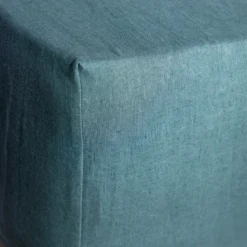 Forest Green French Linen Double Duvet Cover 11 Forest Green French Linen Double Duvet Cover -Bedding Sales Store forest green french linen additional4 1