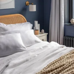 Chalk Pure Hemp Single Flat Sheet -Bedding Sales Store hemp bedding additional1 4