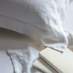 Chalk Pure Hemp King 30cm Fitted Sheet -Bedding Sales Store hemp bedding additional2 7