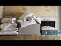 Hungarian Goose Down Superking Pillow Pair - Medium/Firm