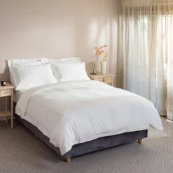 Ivory 200TC Egyptian Cotton King Size Duvet Cover