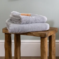 Light Grey Supima Cotton Bath Sheet Multipack - Set Of 4 -Bedding Sales Store light grey supima cotton towel base 1 3