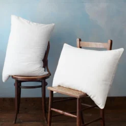 Soft As Down Microfibre With Silk Standard Pillow Pair - Medium/Firm