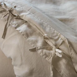Natural French Linen King Size Duvet Cover -Bedding Sales Store natural french linen additional2 1 6 5